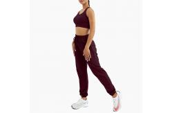 China Women Cotton Elastic 2 Pieces Sets Sleeveless Womens Loungewear Set supplier