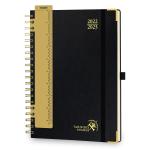 Black Hardcover Weekly Academic Planner Customized Logo Printing for sale
