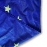2x3 Foot European Union Flag Shinning Polyester Canvas Header and Rope Customized