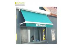 China 1.4m Aluminium Drop Arm Window Awning Light Retractable Awning supplier