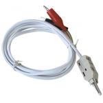 LSA test plug to alligator clip  2-pole test cord 1.5m for sale