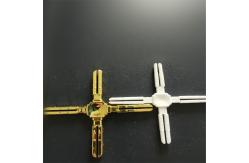China 5*8mm Electroplate Gold Windows Georgian Bar Shining Surface supplier