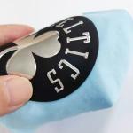 Custom High Quality TPU Label Washable 3D Heat Transfer Badge on Garment for sale