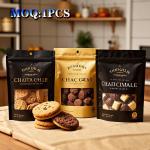 Eco-Friendly Custom Digital Print Stand-Up Mylar Pouches With Resealable Zipper & Viewing Window For Spices And Seeds for sale