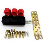 LN-VTK03 3 Cyl LPG CNG Gas Fuel Injector Rail Compressed Natural Gas Injector for sale
