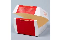 China Paperboard Burger Packaging Box Customized for Potato Chips Biodegradable Kraft Paper supplier