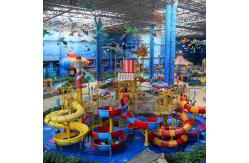 China Outside Fiberglass Water Park Equipment Water Pool Slides Entertainment supplier