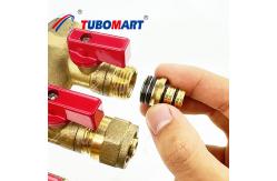 China High Performance Brass Pex Manifold 2 - 12 Way Water Plumbing Manifold supplier