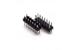 China 3.0mm Pitch Double Row Pin Header, 0.64mm Square Pin supplier