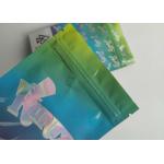 Hologram Weed Stand Up Zipper Pouch Smell Proof Runtz Bag With Clearly Window for sale