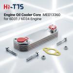 ME013360 Oil Cooler Core  for Mitsubishi Engine 6D34 6D31 4D34 Excavator Spare Part for sale