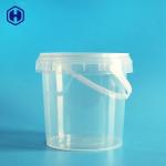 1L IML Bucket PP Round Tubs Print Logo Plastic Container Customized Packaging for sale