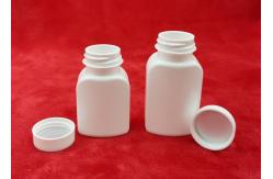 China 61mm Height White Supplement Bottle , Screw Cap Pill Bottle Storage Containers  supplier