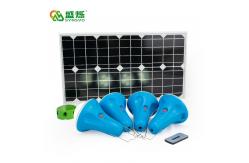 China 30W Solar Panel Energy System 5200mAh Home Lighting System With 4PCS LED Lamps supplier
