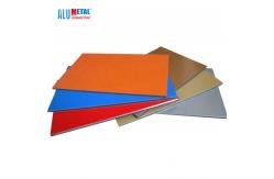 China 6mm PVDF 2000mm Aluminium Composite Panel Partition Rainscreen Cladding Brushed Surface supplier