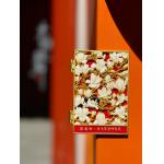 Soft Enamel Fridge Magnet With Detailed Winter Village And Celestial Symbols