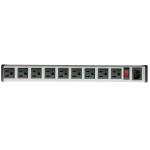 Rack Mount Indoor PDU Power Distribution Unit , 9 Outlet Heavy Duty Power Strip for sale
