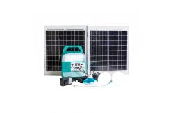 China Versatile Solar Home Lighting System Power Source Portable Lithium 6W*4Pcs 45W supplier
