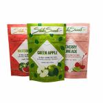 THC Gummy Snack Packaging Smell Proof Pouch Customizable Kraft Paper Bag for sale