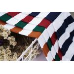 Breathable Sweat-Absorbent Wear-Resistant Striped Knit Fabric For T-Shirt for sale