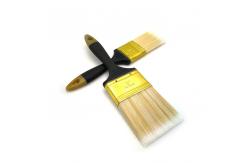 China Wall Paint Plastic Handle Paint Brushes With Metal Polishing Ferrule supplier