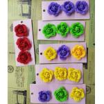 Eco - Friendly Fabric Flower Accessories Customized Size Felt Material for sale