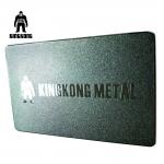 Creative Lasered Metallic Embossed Business Cards Frosted Finished Gold Silver Color for sale