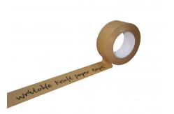 China Writable Custom Logo Printing Gummed Kraft Paper Tape Eco - Friendly SGS supplier