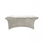 60*180*12cm Memory Foam Lash Bed Topper Knitted Fabric Lash Mattress for sale