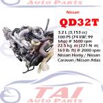Reliable Nissan Engine Parts QD32 QD32T Original Parts In Good Condition for sale