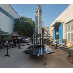 15m cell on wheels porable tower telescopic telecom tower for sale