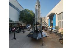 China 15m cell on wheels porable tower telescopic telecom tower supplier