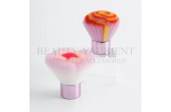 China Long Lasting Durable Face Kabuki Makeup Brush Flower Swirl Shape 45g supplier