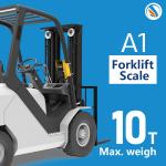 Scales For Forklift Trucks System 5000kg  CE cetified Duplex Mast 3.5 Inch Panel forklift scale system for sale