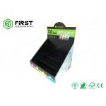 Glossy Printed Custom Eco-friendly Paper Cardboard Counter Display Stands For Advertising for sale