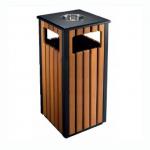 Outdoor Trash Can Garbage Recycle Bin Metal Trash Recycling Trash Can for sale