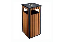 China Outdoor Trash Can Garbage Recycle Bin Metal Trash Recycling Trash Can supplier