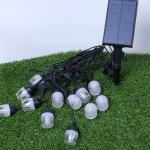 China Vintage Bulbs Solar Outdoor String Lights Commercial Waterproof Decorative Patio Led manufacturer