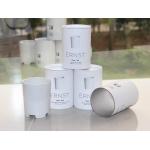 Fashional White Gloss lamination  Paper Cans Packaging with PPLids for Cup and Bowl Packaging for sale