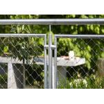 Buckle Metal Rope Mesh Customized Non Rusting Flexibility For Fence for sale