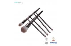 China 100% Synthetic 10pcs Eye Brush Set Plastic Tapered Gradient Handle supplier