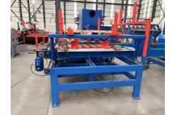 China Semi Automatic Wood Pallet Nailing Machine / Euro Block Pallet Production Line supplier