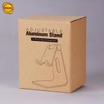 Recycled Foldable Electronics Packaging Box Custom Kraft Packaging Box For Phone/Tablet Holder for sale