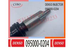 China DENSO Common rail injector 095000-0204 for MITSUBISHI 6M60T ME132934 ME302566 supplier