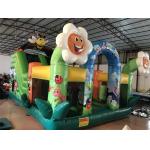 Inflatable Fun City Insects Theme Obstacle Course Bouncy Castle Combo for sale