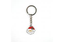 China Christmas Themed Soft Enamel Keychain Festive Santa Designs for Holiday Cheer supplier