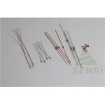 Firm Structure Negative Temperature Coefficient Thermistor , Radial Glass NTC Thermistor