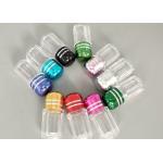 Hexagonal Single Pill Container 13mm 2ml Clear Empty Capsules