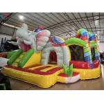 Manufacturer Zoo Inflatable Fun City Inflatable Bouncy House Slide Castle