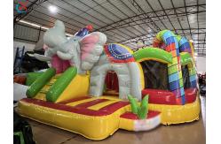 China Manufacturer Zoo Inflatable Fun City Inflatable Bouncy House Slide Castle supplier